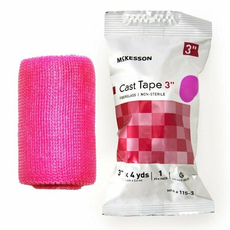 MCKESSON Pink Cast Tape, 3 Inch x 4 Yard, 10PK 115-3X